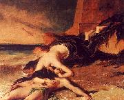 William Etty Hero and Leander 1 Spain oil painting reproduction